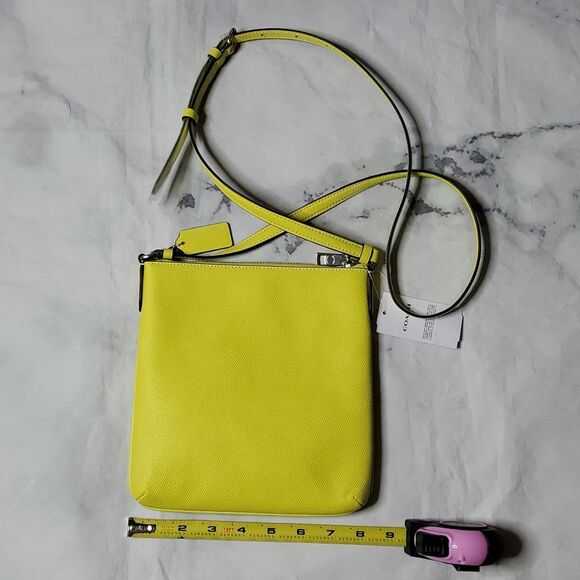 Coach Mini Rowan Bright Yellow Purse - Picture 3 of 4